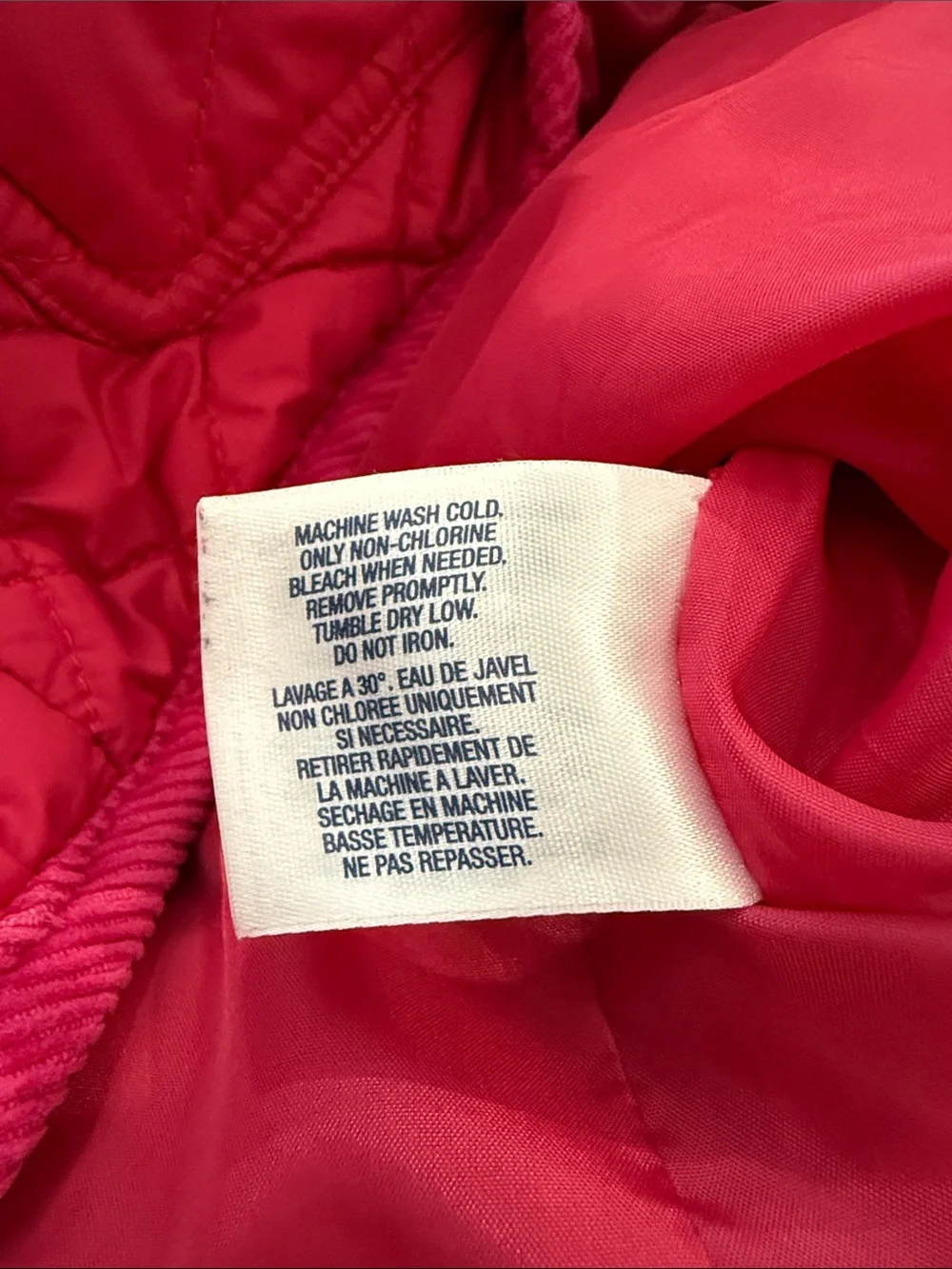 Ralph Lauren Girls' Quilted Fuchsia Jacket size 6x